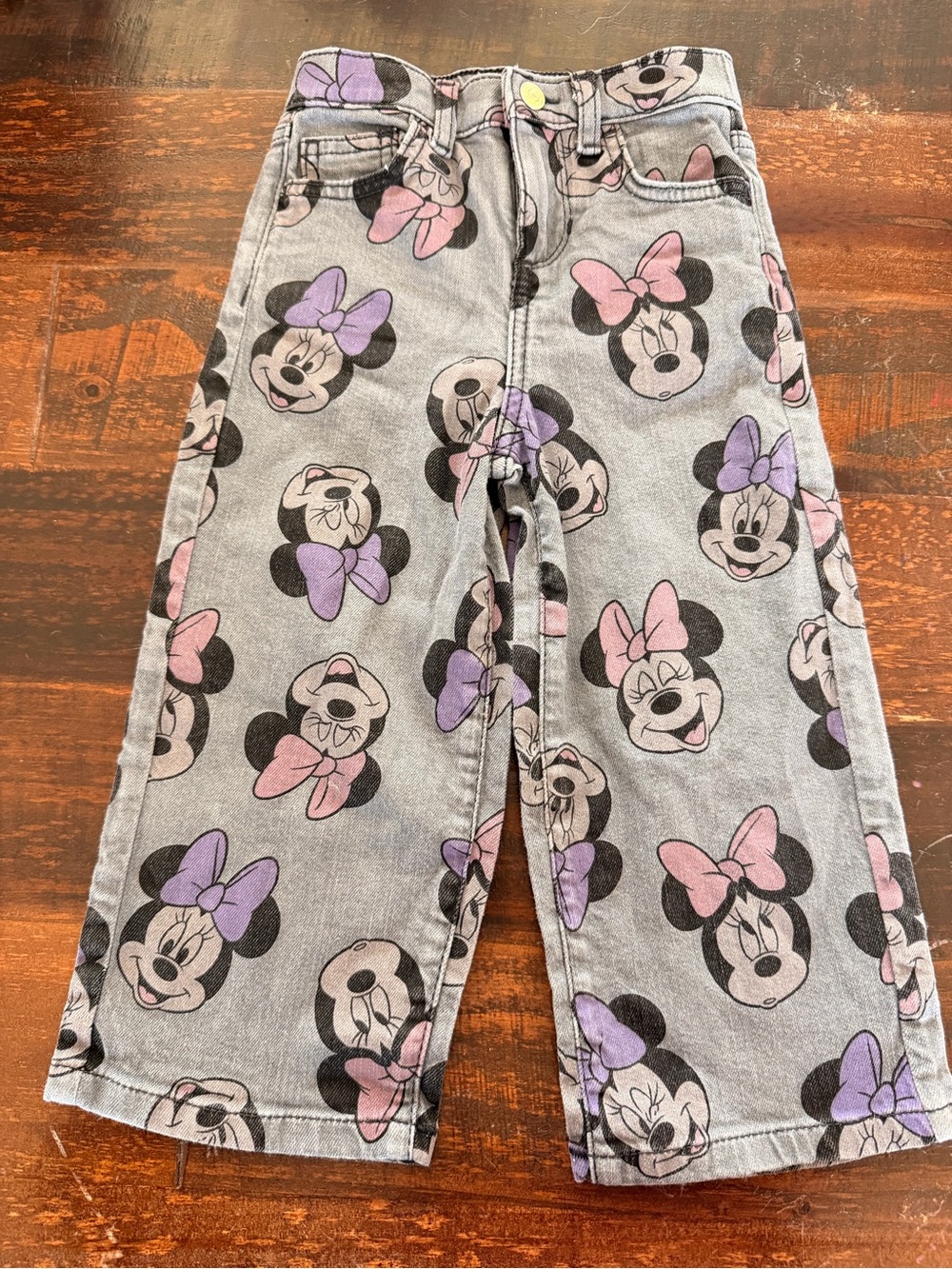 👚CLOSET CLEAN OUT SALE👖Kids Minnie Mouse Denim Pants 3T
